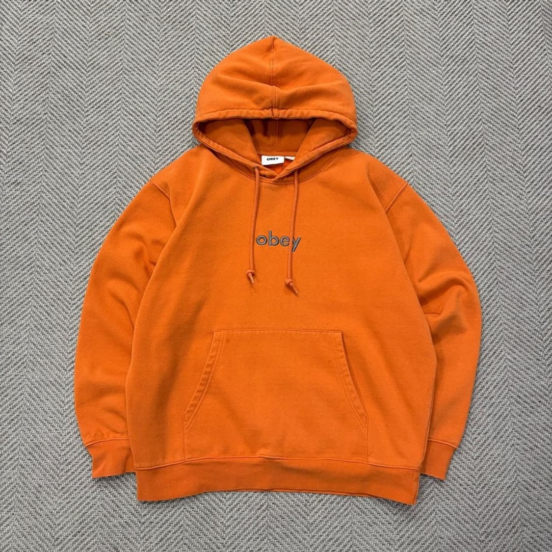 오베이 베이직 로고 후드티 v2204 상품이미지1