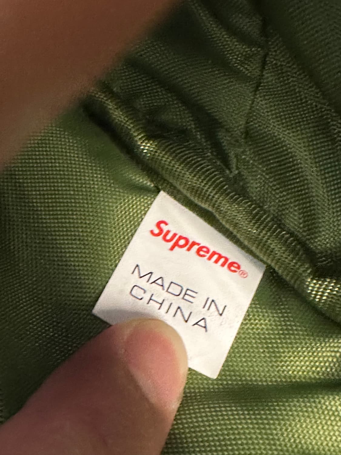 슈프림 자카드 코듀라 올리브 백팩 처분  상품이미지6