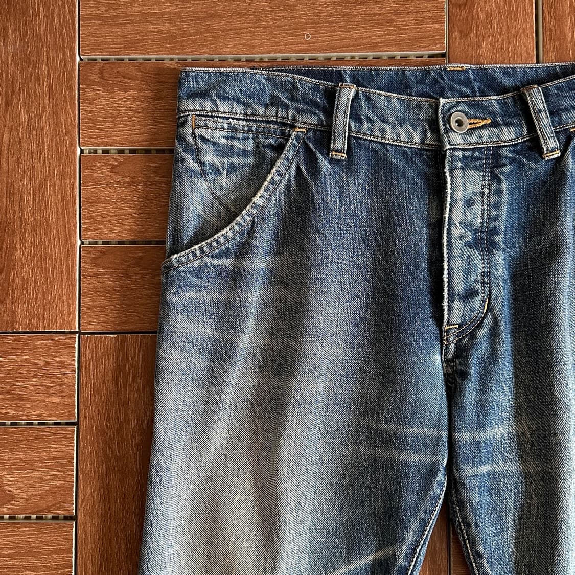 Kazuyuki Kumagai Attachment denim pants 상품이미지3