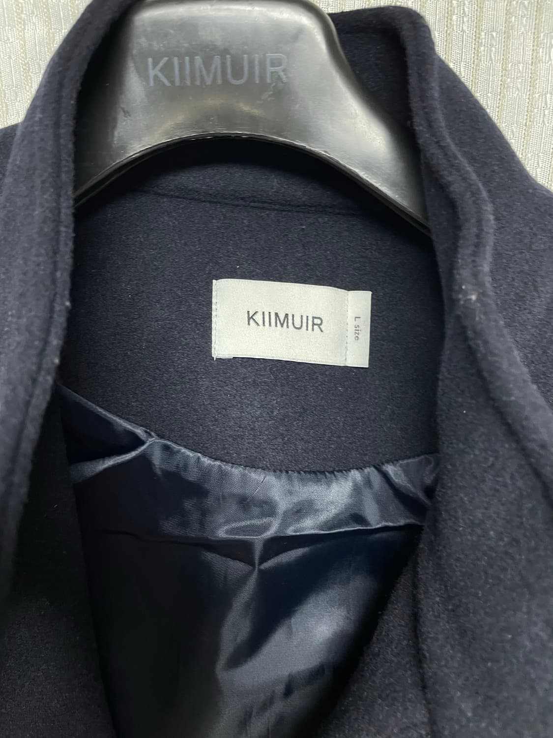 키뮤어 울(WOOL) 헤링턴 자켓_네이비 상품이미지2