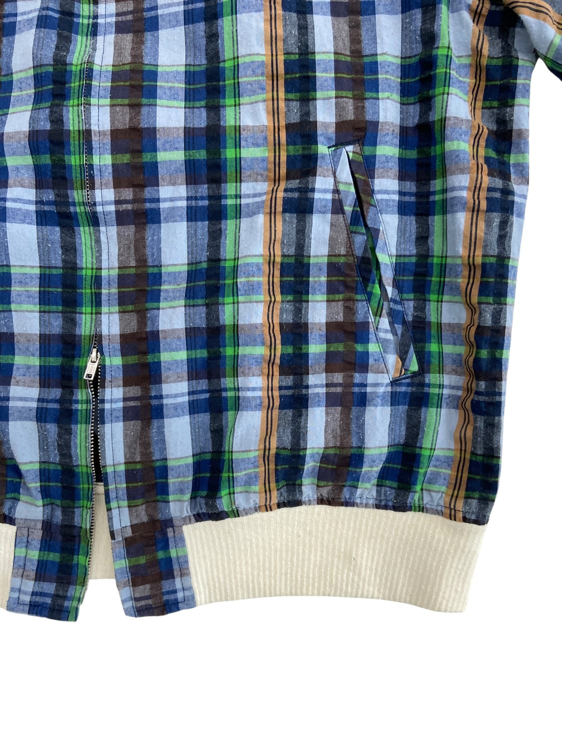 빔즈 플러스 시어서커 봄버 자켓 상품이미지5