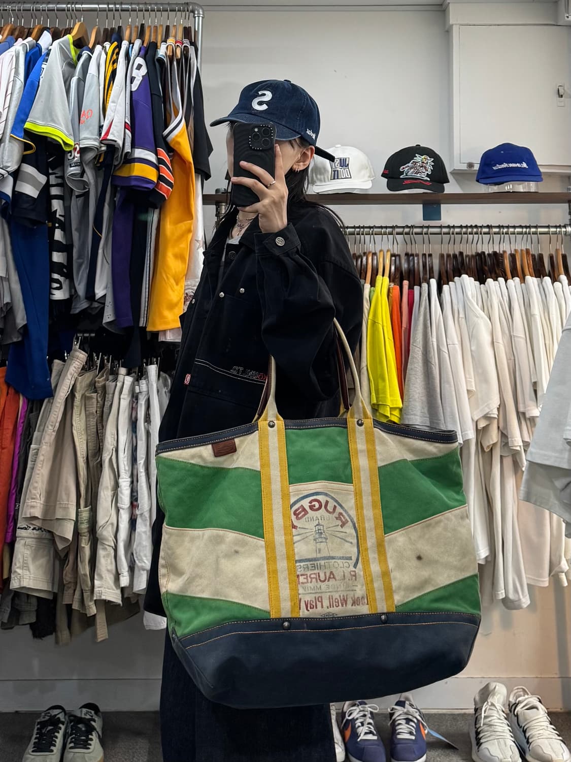럭비 바이 랄프로렌 토트백 상품이미지7