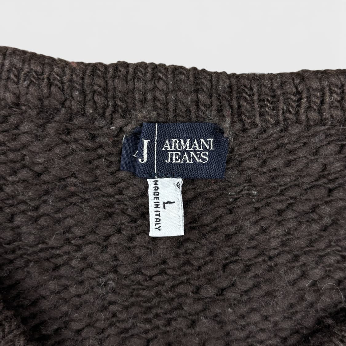00's 아르마니 진스 리버시블 집 스웨터 상품이미지5