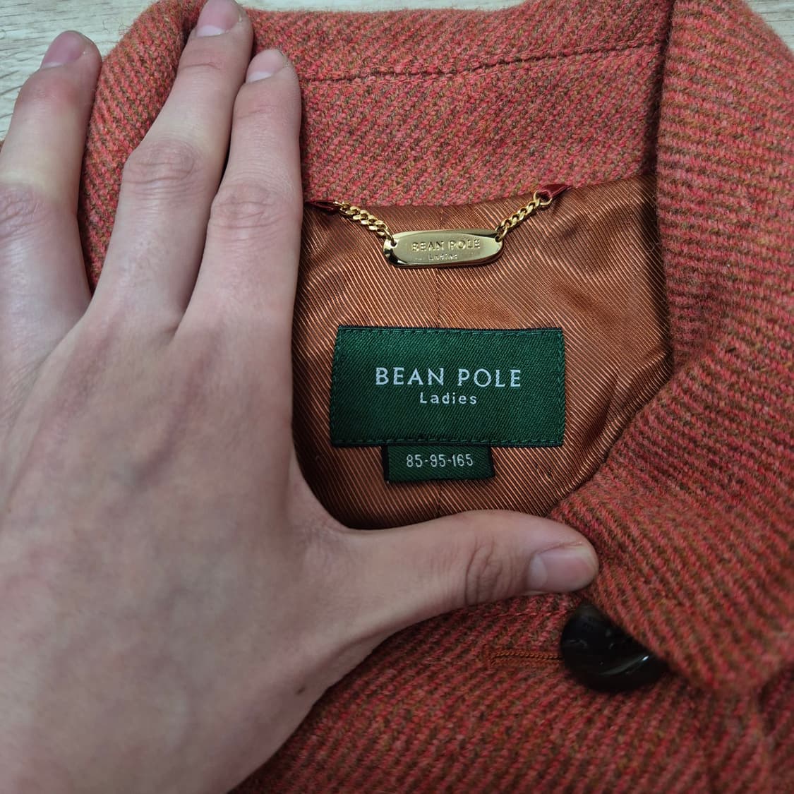 빈폴 레이디스 여성 클래식 모직 더블 코트 85-95-165 상품이미지4