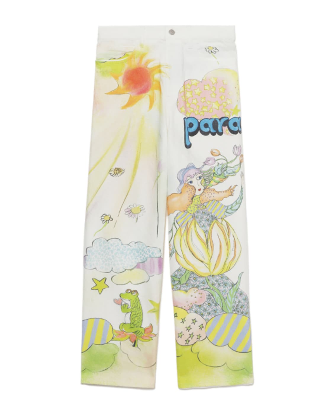 새상품 Tsumori Chisato 츠모리 치사토 페인팅 진  상품이미지5