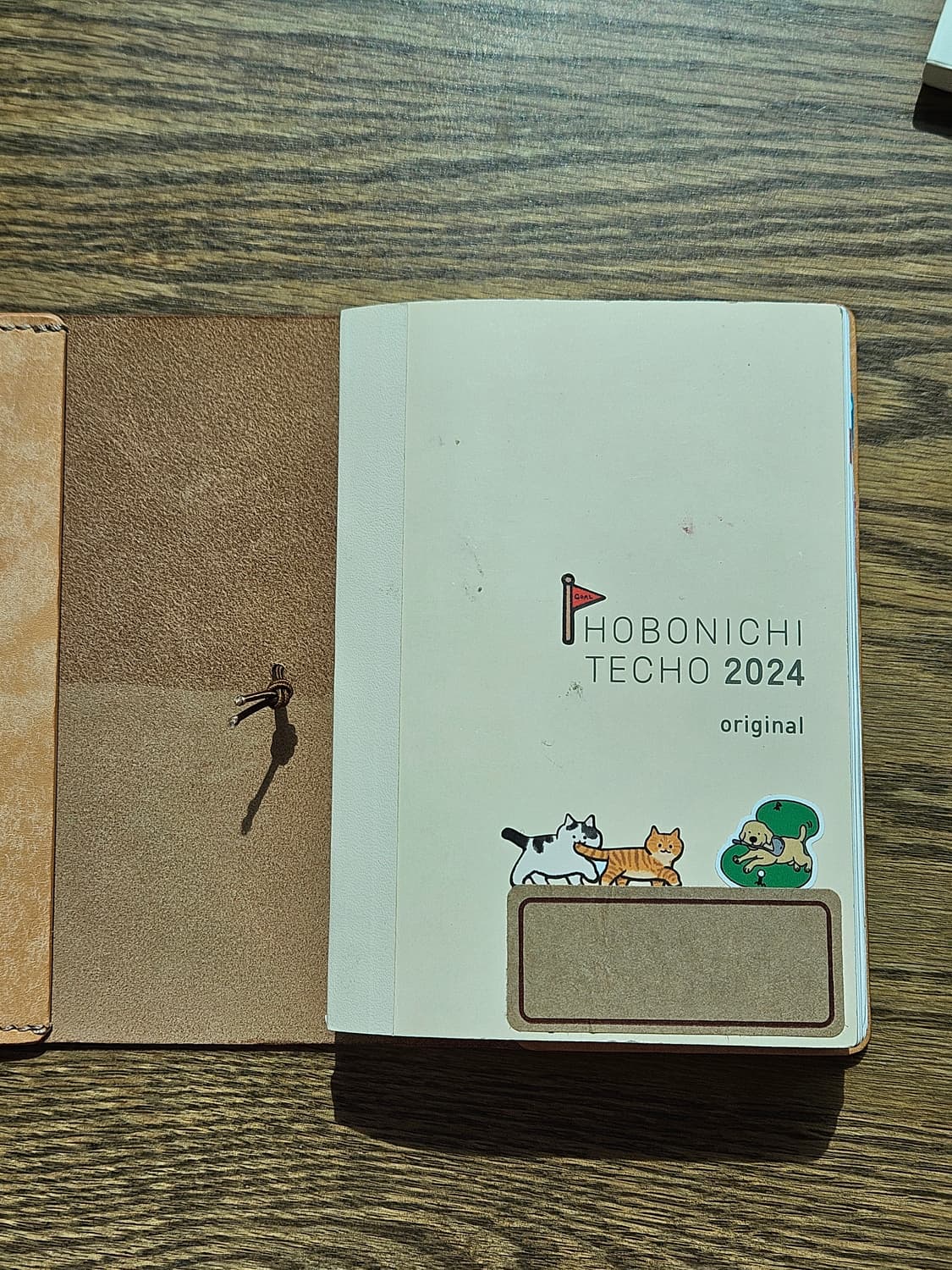 A6 호보니치테초 오리지널, A6 노트용 가죽 커버 상품이미지6