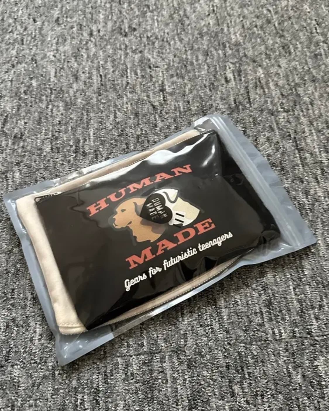 일괄판매 가격!) 휴먼메이드 뱅크 파우치 화이트 & 블랙 상품이미지10