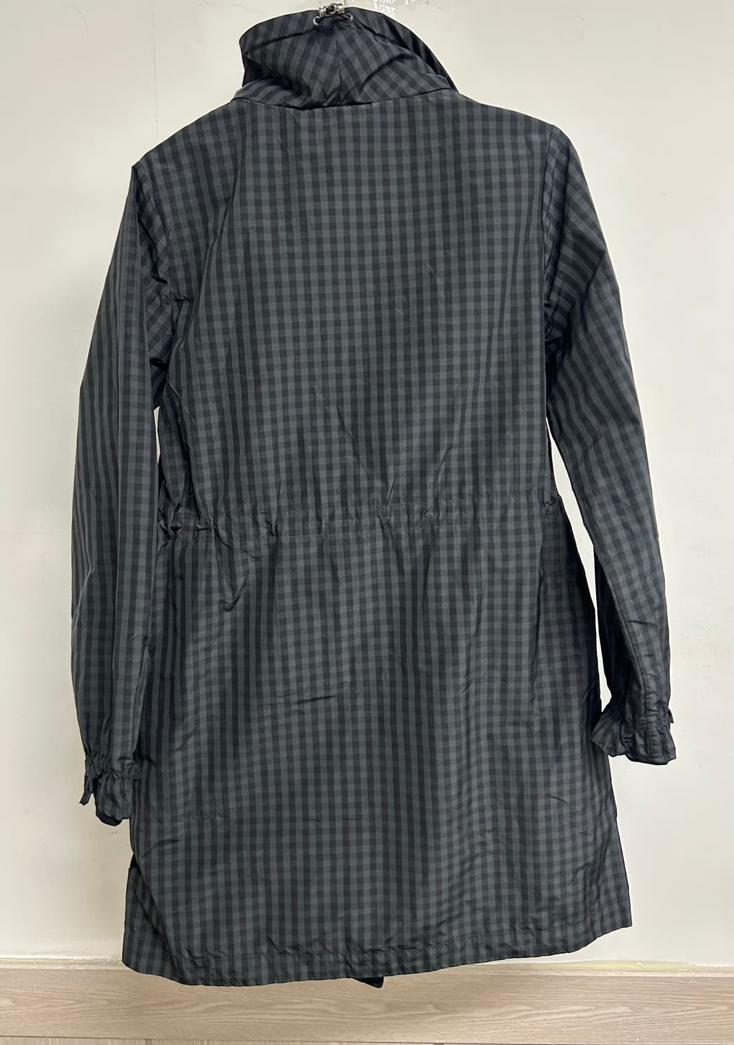 푸마 체크 롱 바람막이 자켓 S 상품이미지2