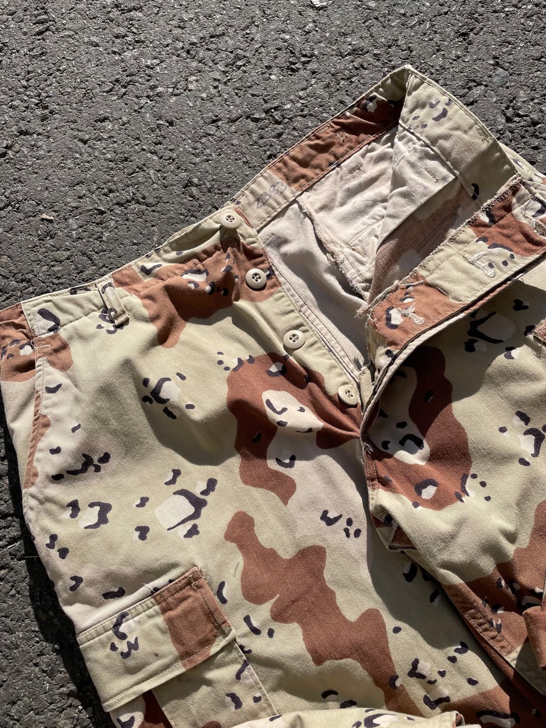 90s U.S Army Desert camo BDU 초코칩 팬츠 상품이미지8