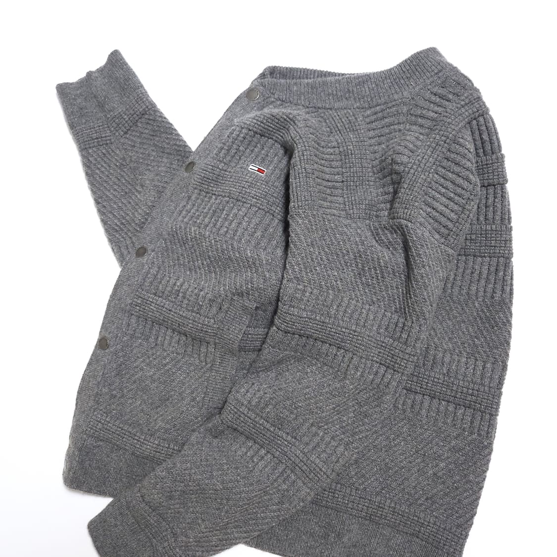 타미 진스 울 니트 가디건 그레이 상품이미지4