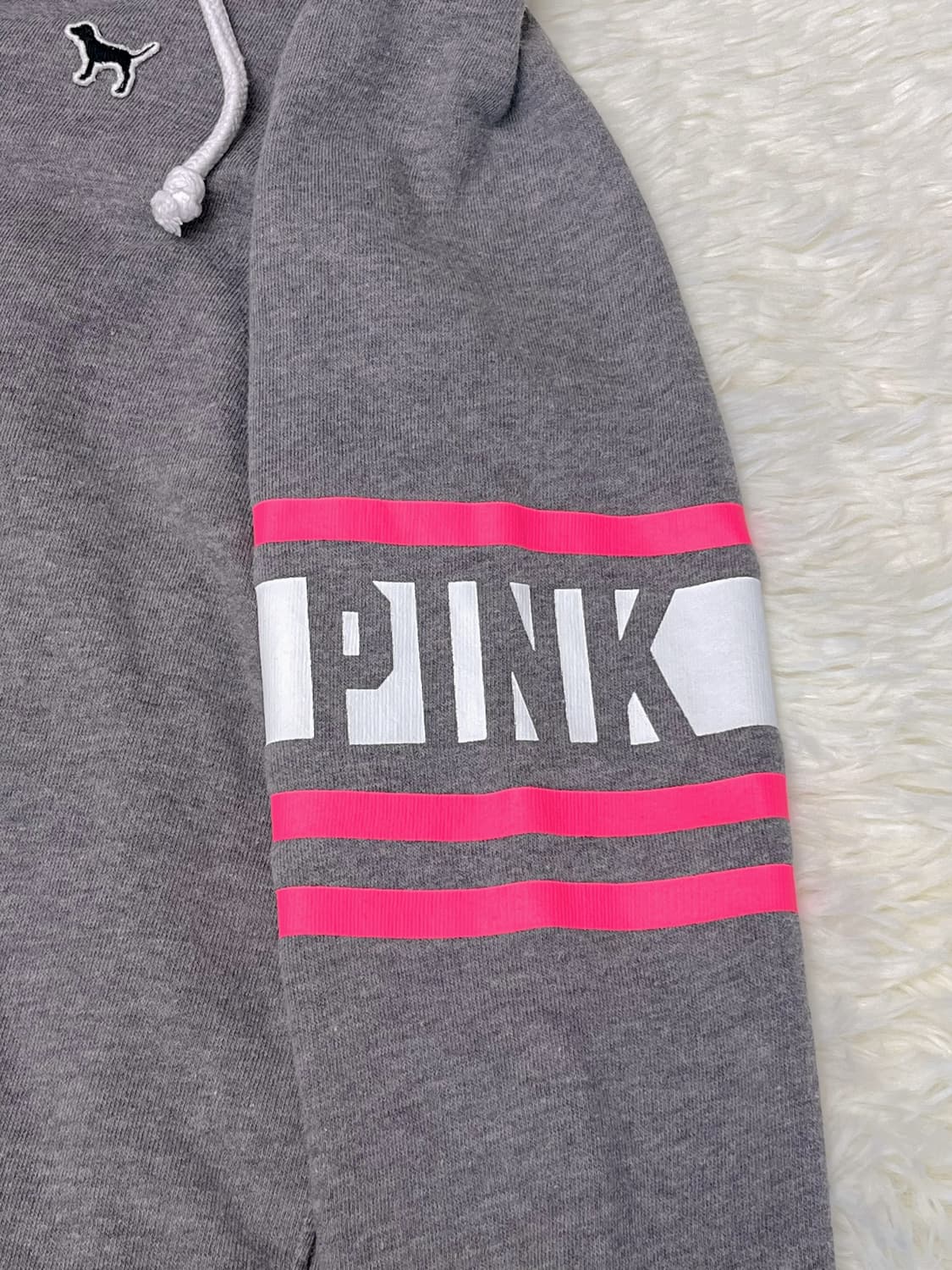 미국매장제품) PINK 그레이 후드티 상품이미지3