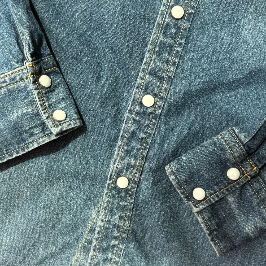 나노유니버스 웨스턴 데님셔츠 상품이미지5