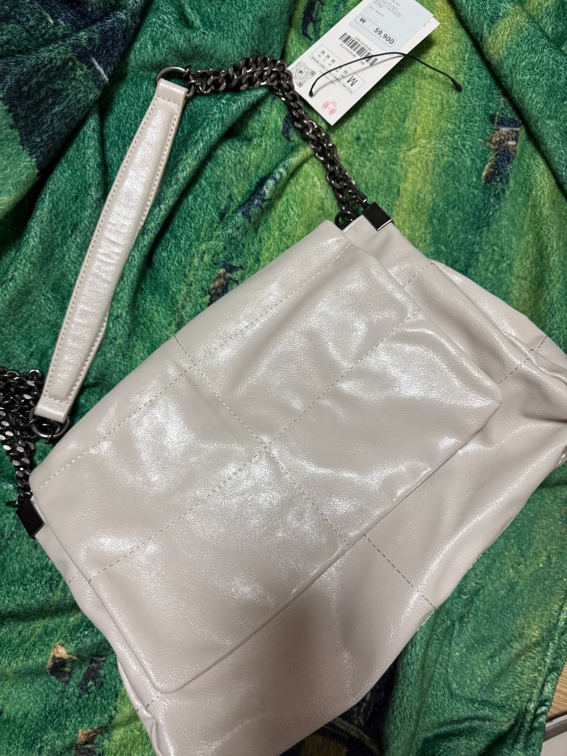 자라 유나백 락플랩 숄더백 크림 상품이미지4