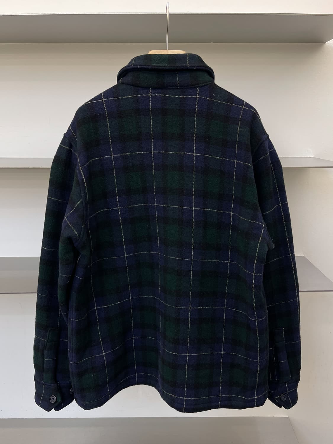 Ships 블랙와치 체크 cpo 울 자켓 상품이미지4