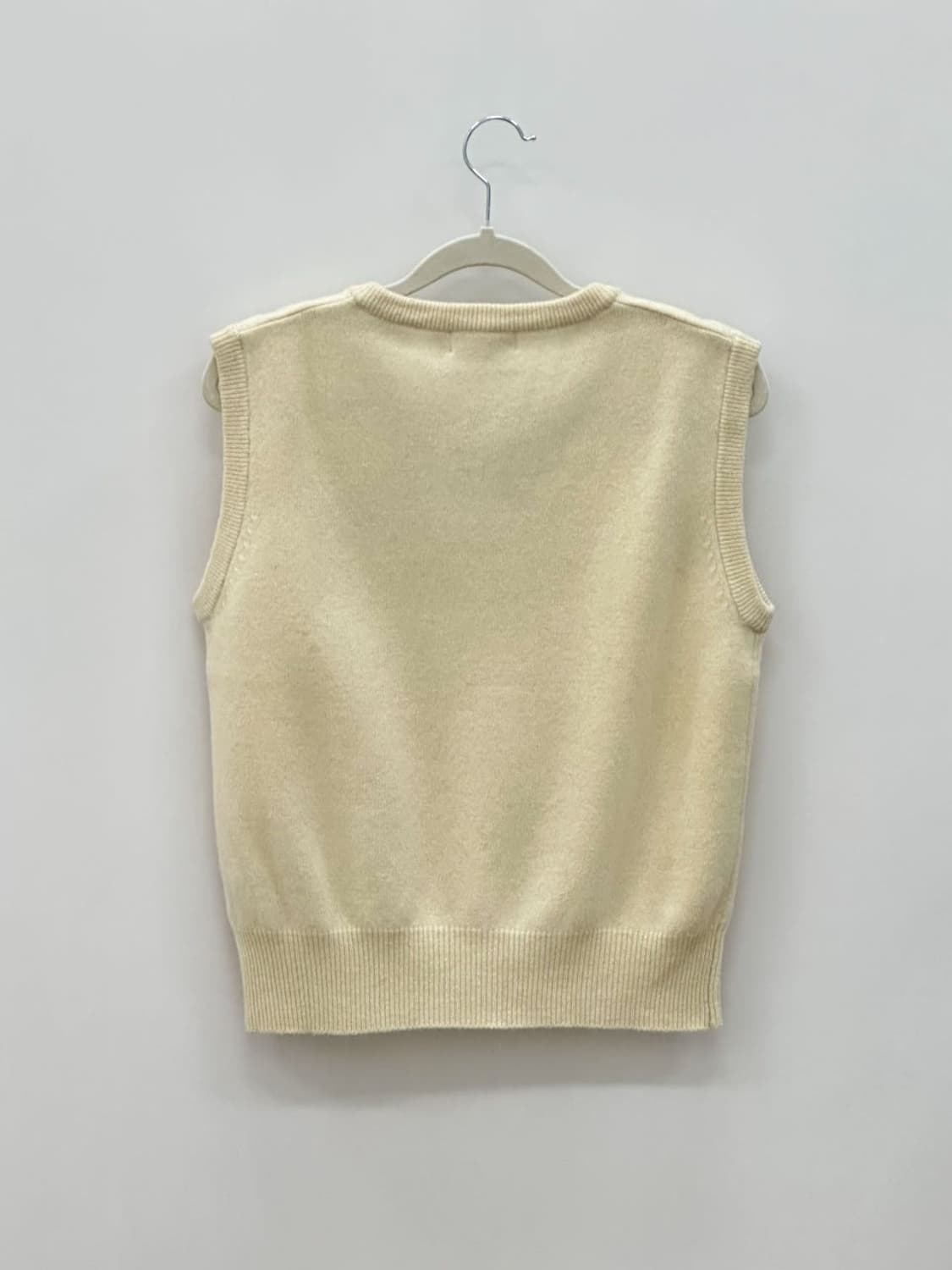 courreges / 꾸레쥬 아이보리 니트 베스트 상품이미지5