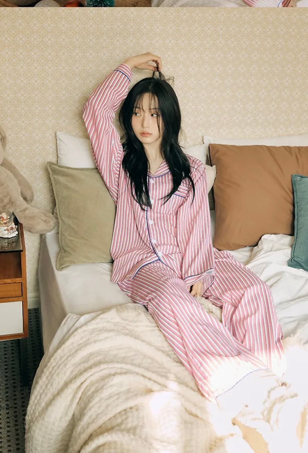 도씨 긴팔잠옷세트 상품이미지1