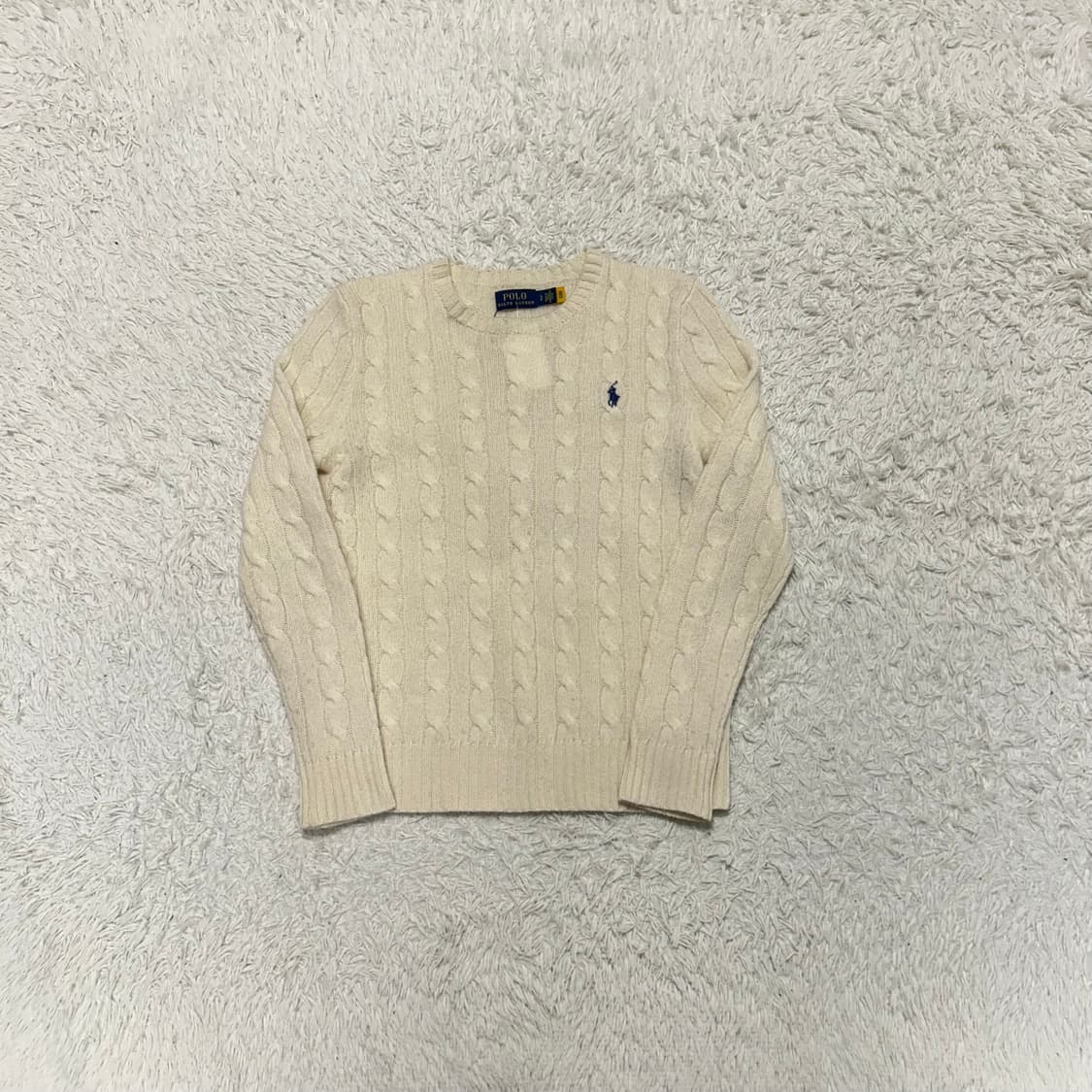 Polo Ralph Lauren Ivory Cable Knit 상품이미지4
