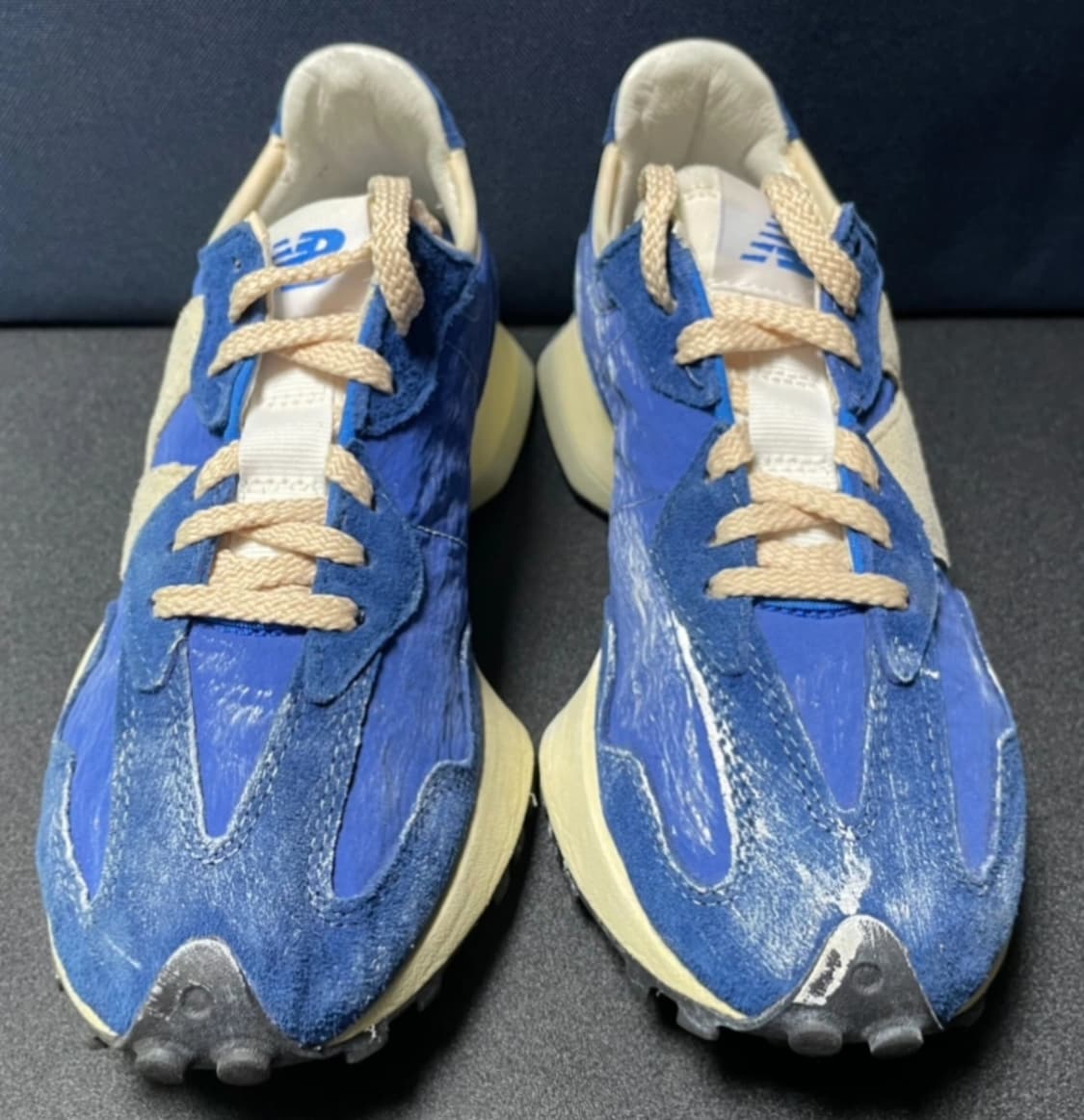 뉴발란스 327 빈티지 럭스 블루 235 파랑 상품이미지1