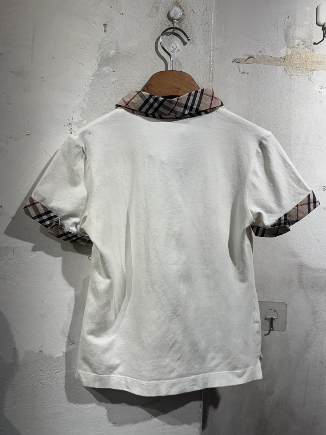 Burberry white polo shirt 상품이미지2