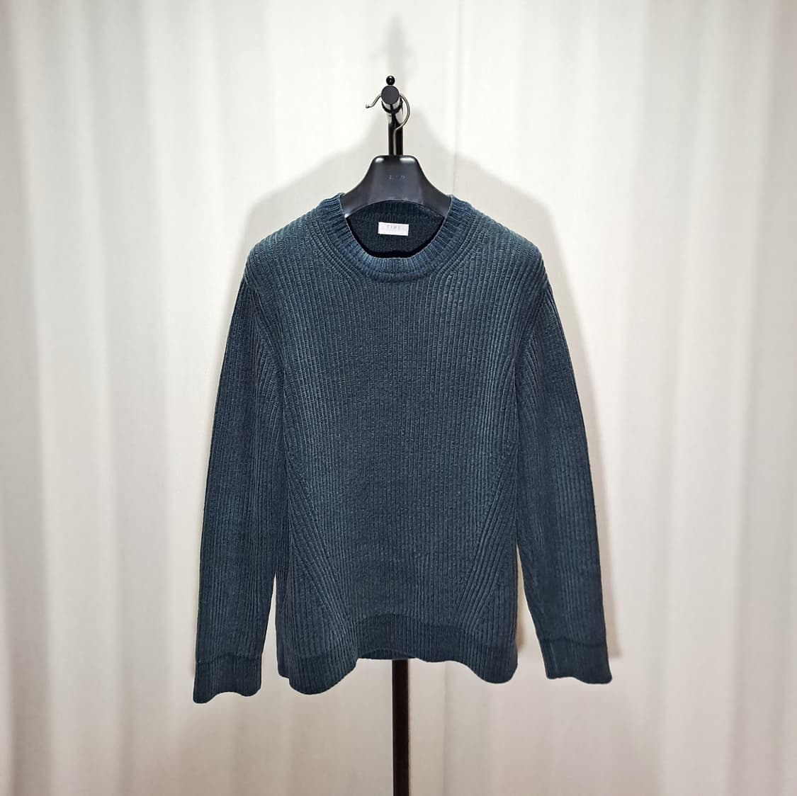 (택포) 타임옴므 코듀로이 라운드넥 니트 100 B375 상품이미지1