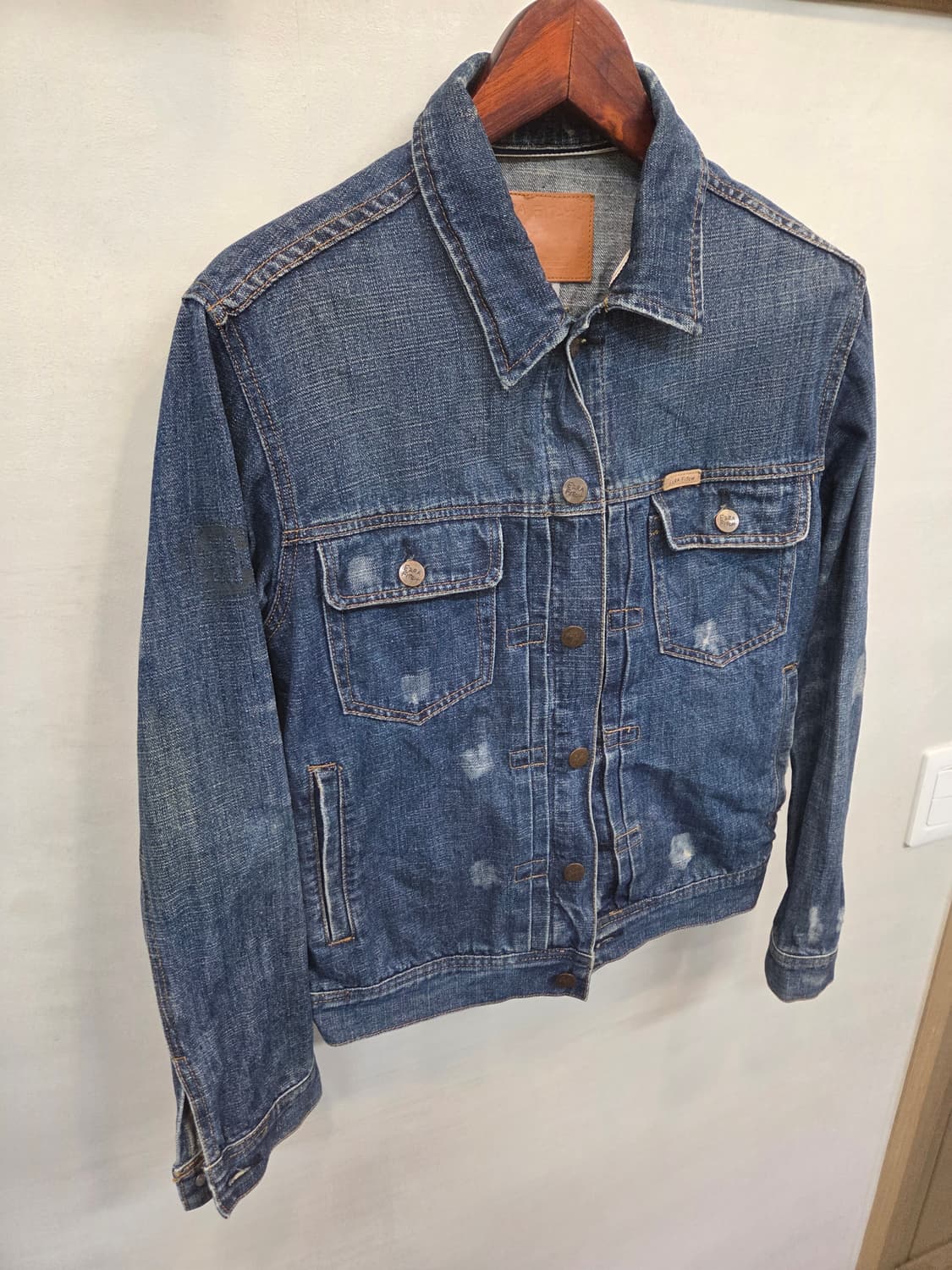 아베크롬비 에즈라피치 빈티지 데님자켓 m 상품이미지6