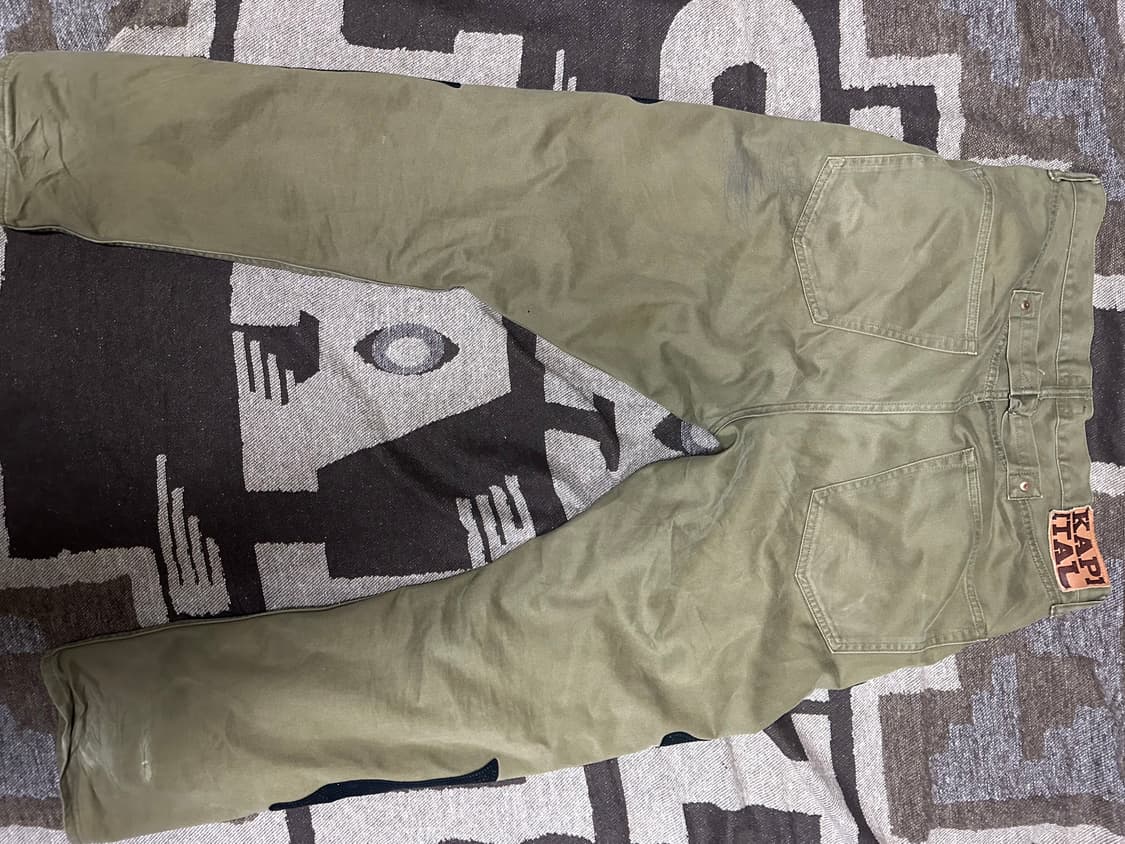 캐피탈 본 카키 팬츠 38 상품이미지2