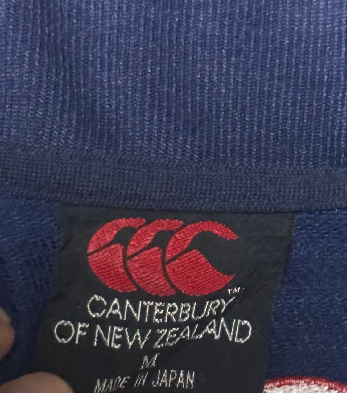 [M] 캔터베리 올드스쿨 네이비 트랙탑 져지 상품이미지4
