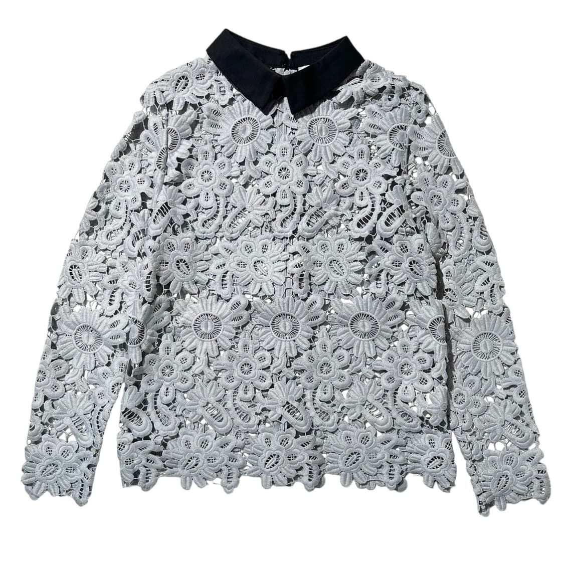 (매장판) 셀프 포트레이트 플로럴 패턴 레이스 블라우스 상품이미지1