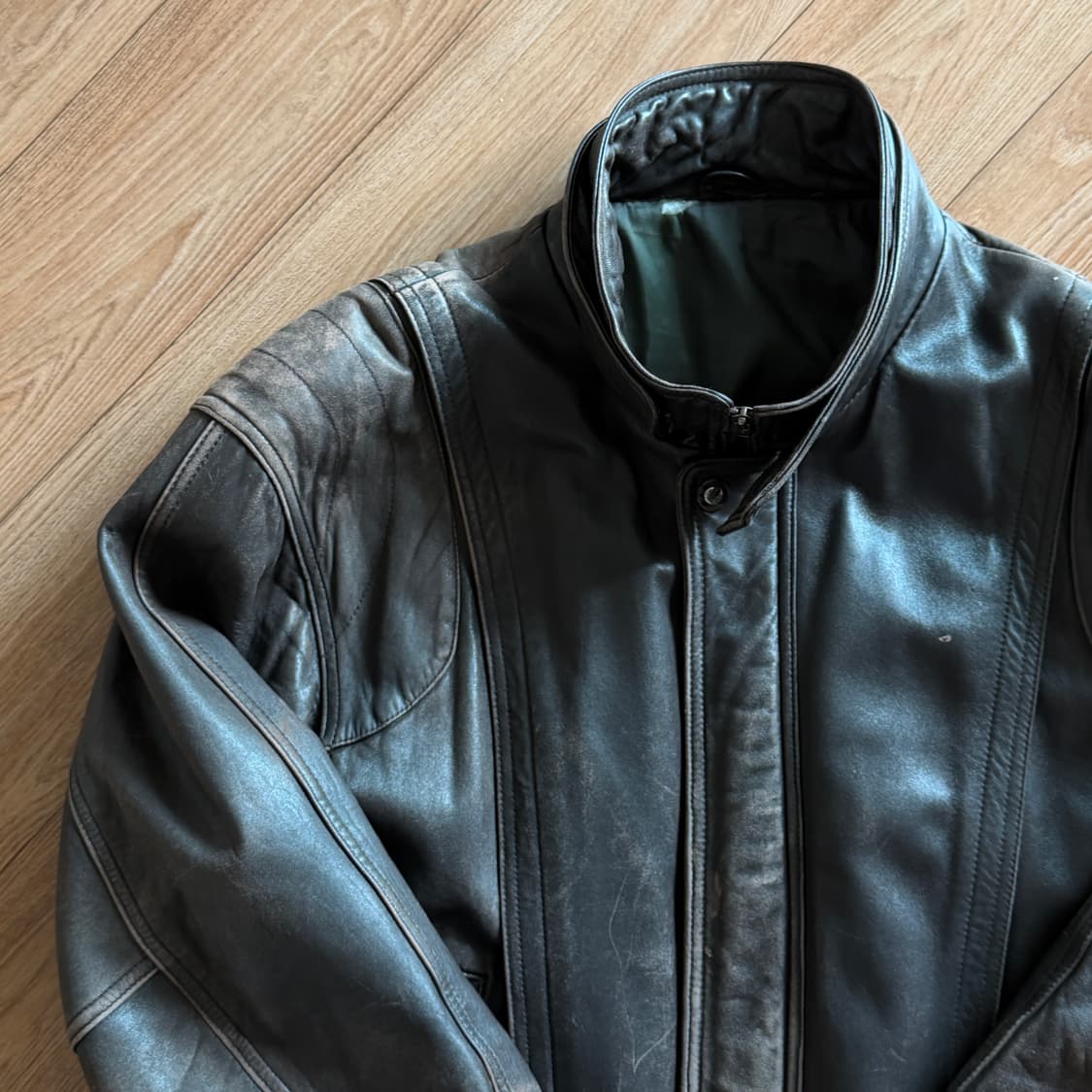 빈티지 레더 자켓 (L~XL) 상품이미지3