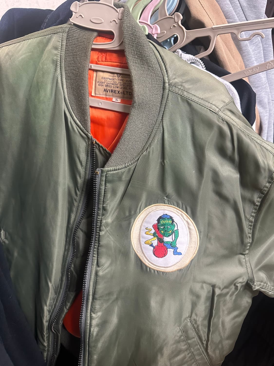 아비렉스 MA-1 자켓 xl 상품이미지2