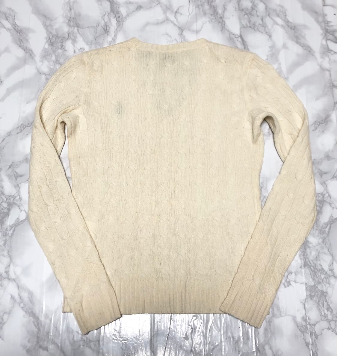 폴로 랄프로렌 꽈배기 니트 브이넥 상품이미지2