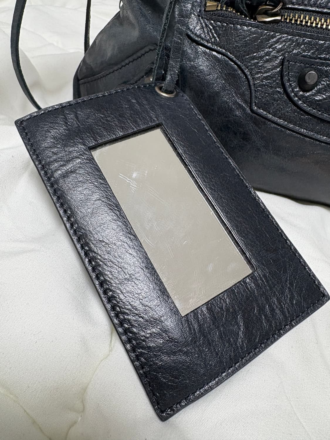 상태A/키티증정)발렌시아가 르시티 퍼스트백 블랙 상품이미지7