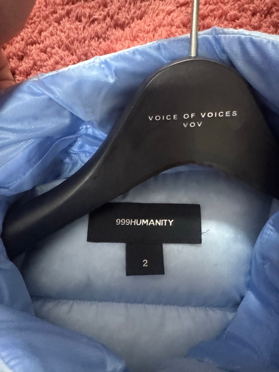 999휴머니티 경량패딩 (하늘색) 상품이미지3