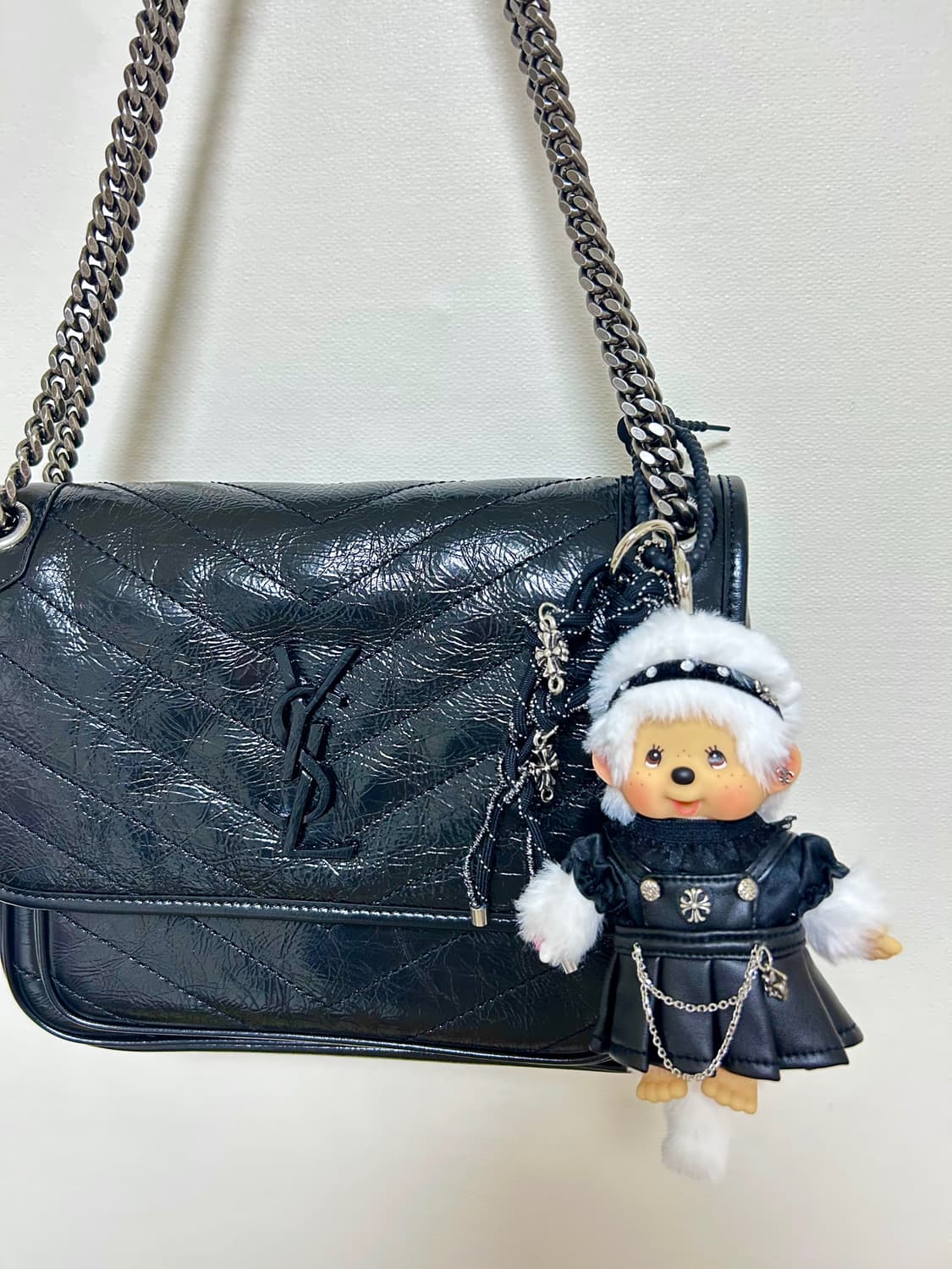 🖤블랙 크롬 하이틴 정품몬치치  커스텀키링 상품이미지8