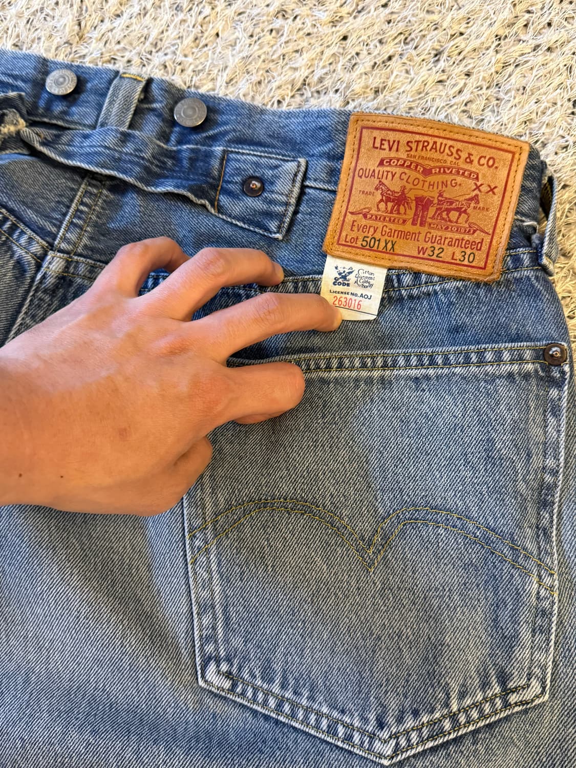 리바이스 lvc 33501 아그레가도 32x30 상품이미지3