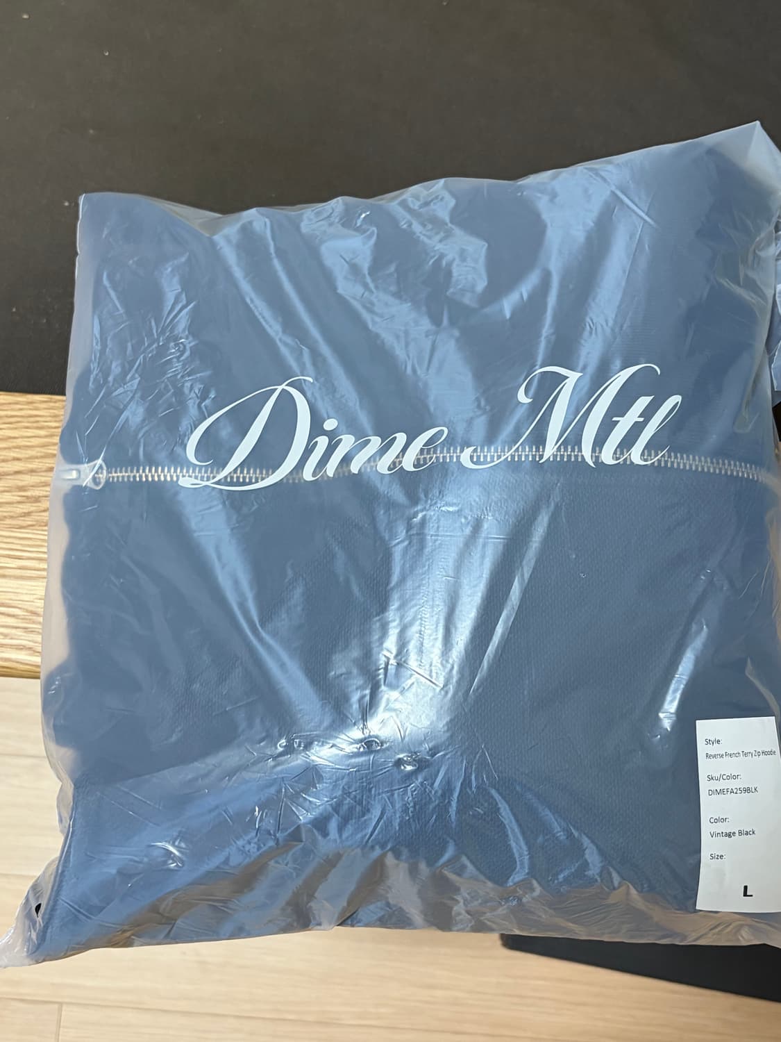 DIME 리버스 프렌치 테리 지퍼 후디  상품이미지9