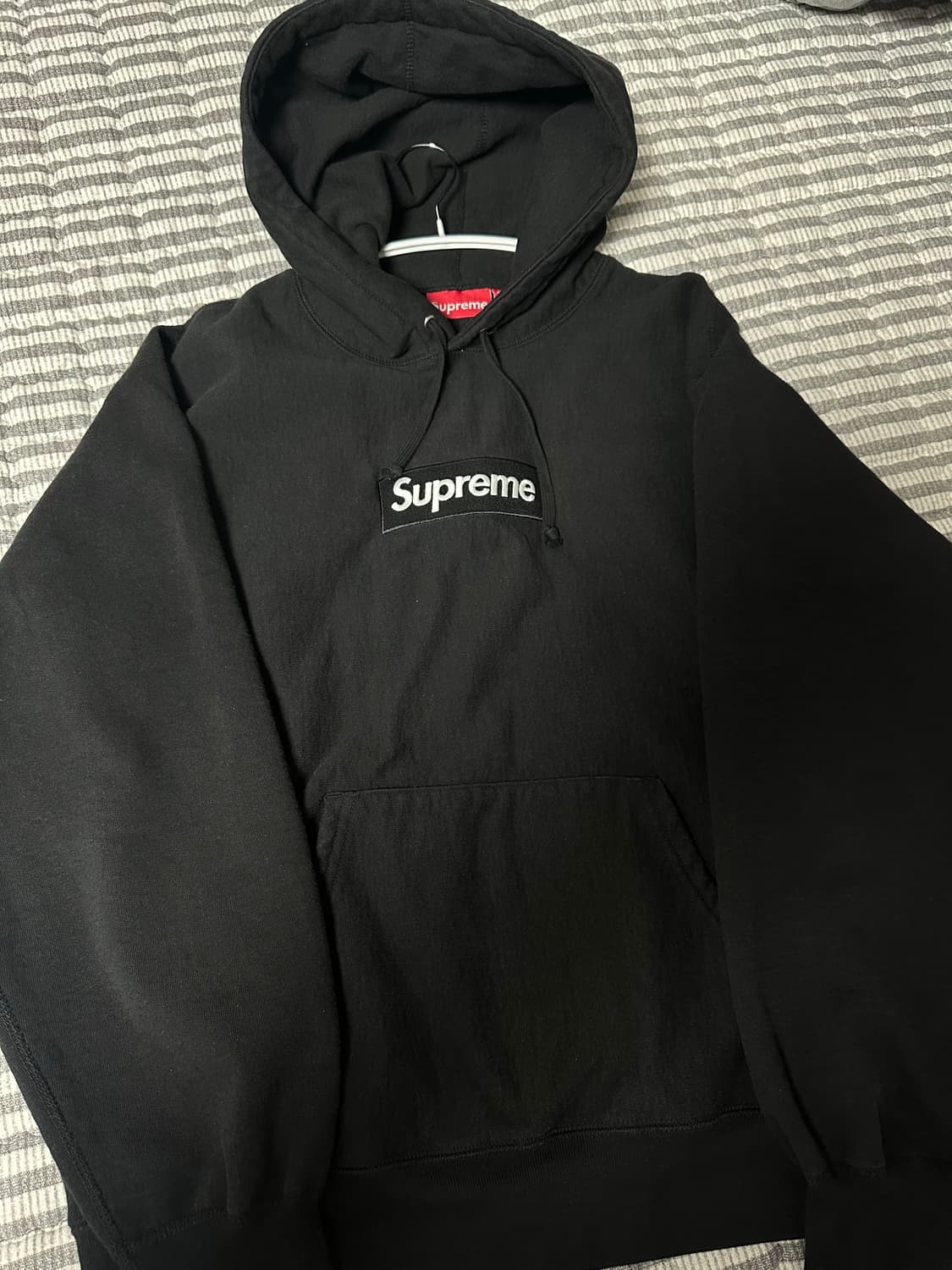 슈프림 박스로고 후드 스웨트셔츠 블랙 23FW 상품이미지1