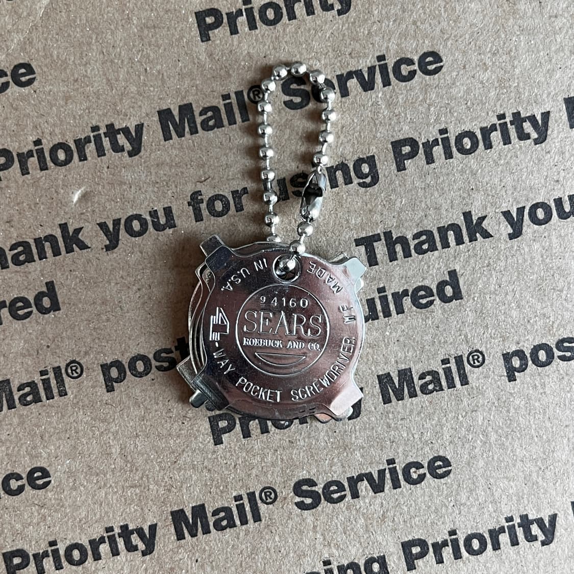 90s Vintage Sheriff Badge Keyring 상품이미지4