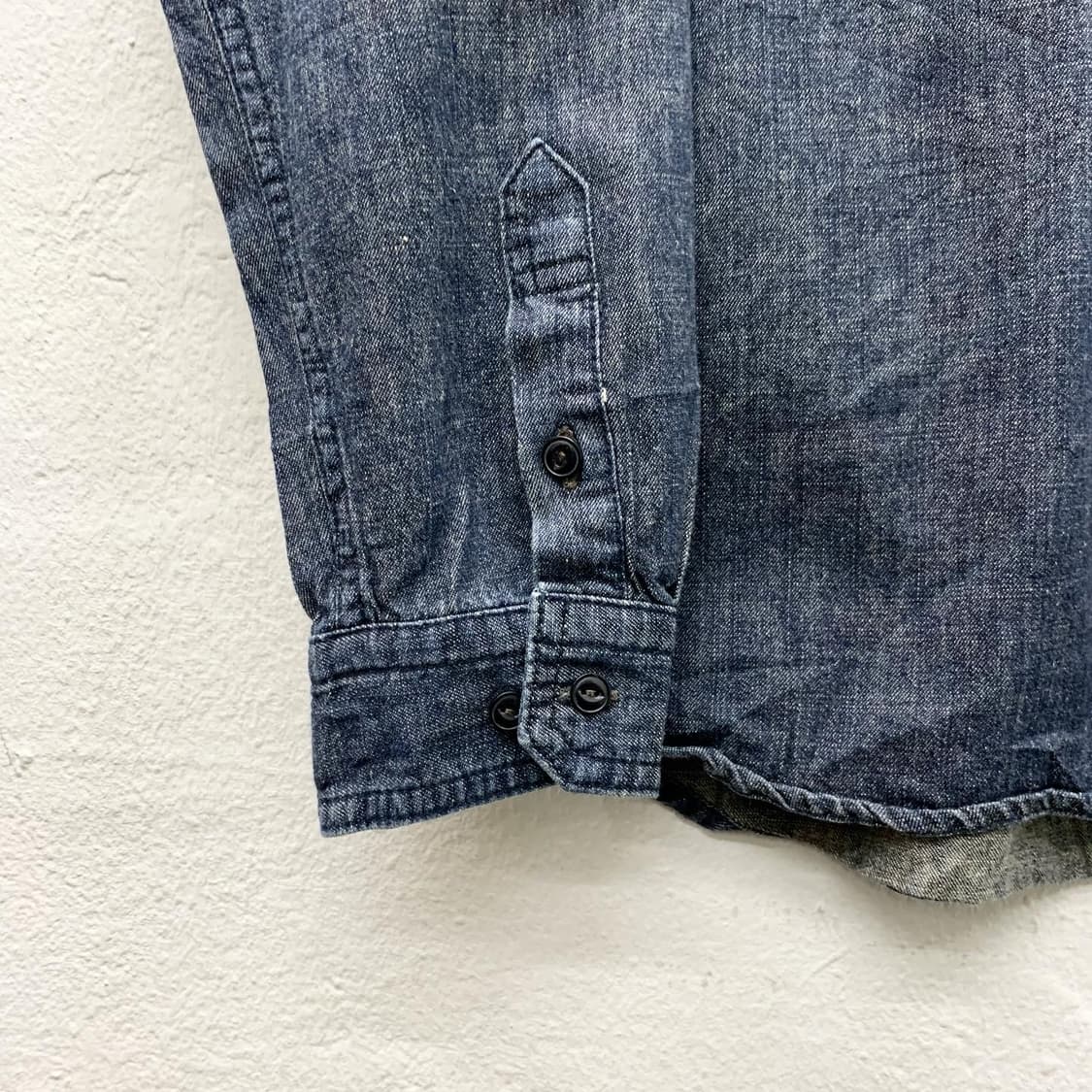 빈티지 인디고 포켓 데님셔츠 상품이미지5