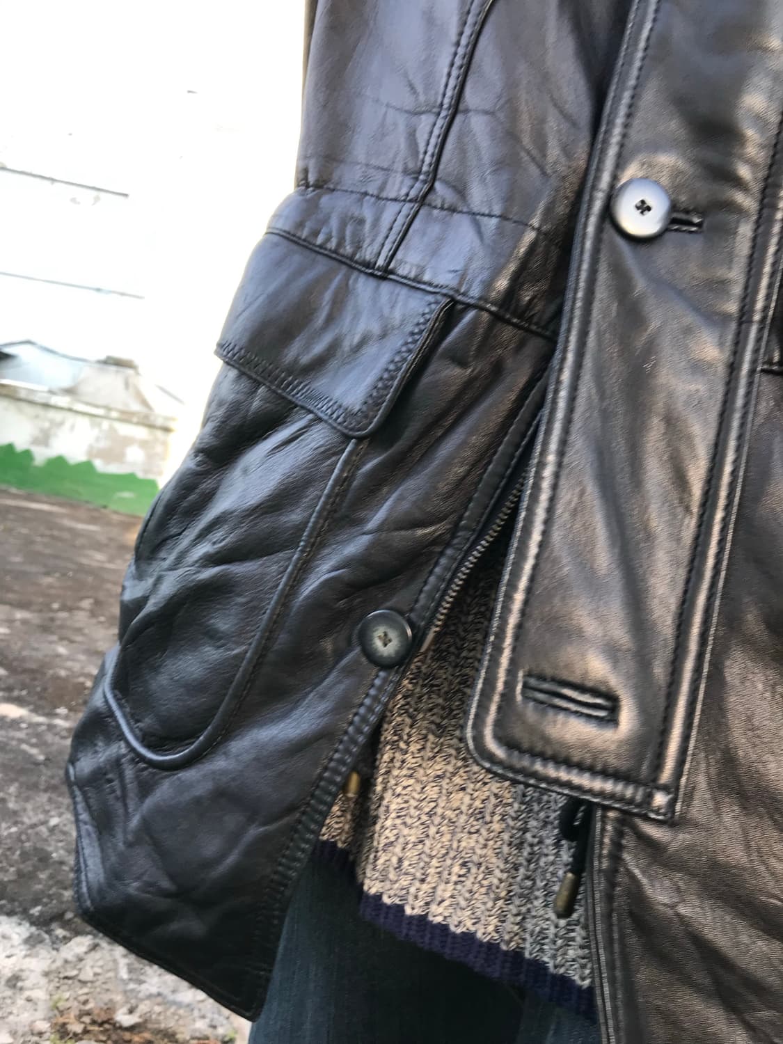 양가죽 레더 코트 상품이미지4