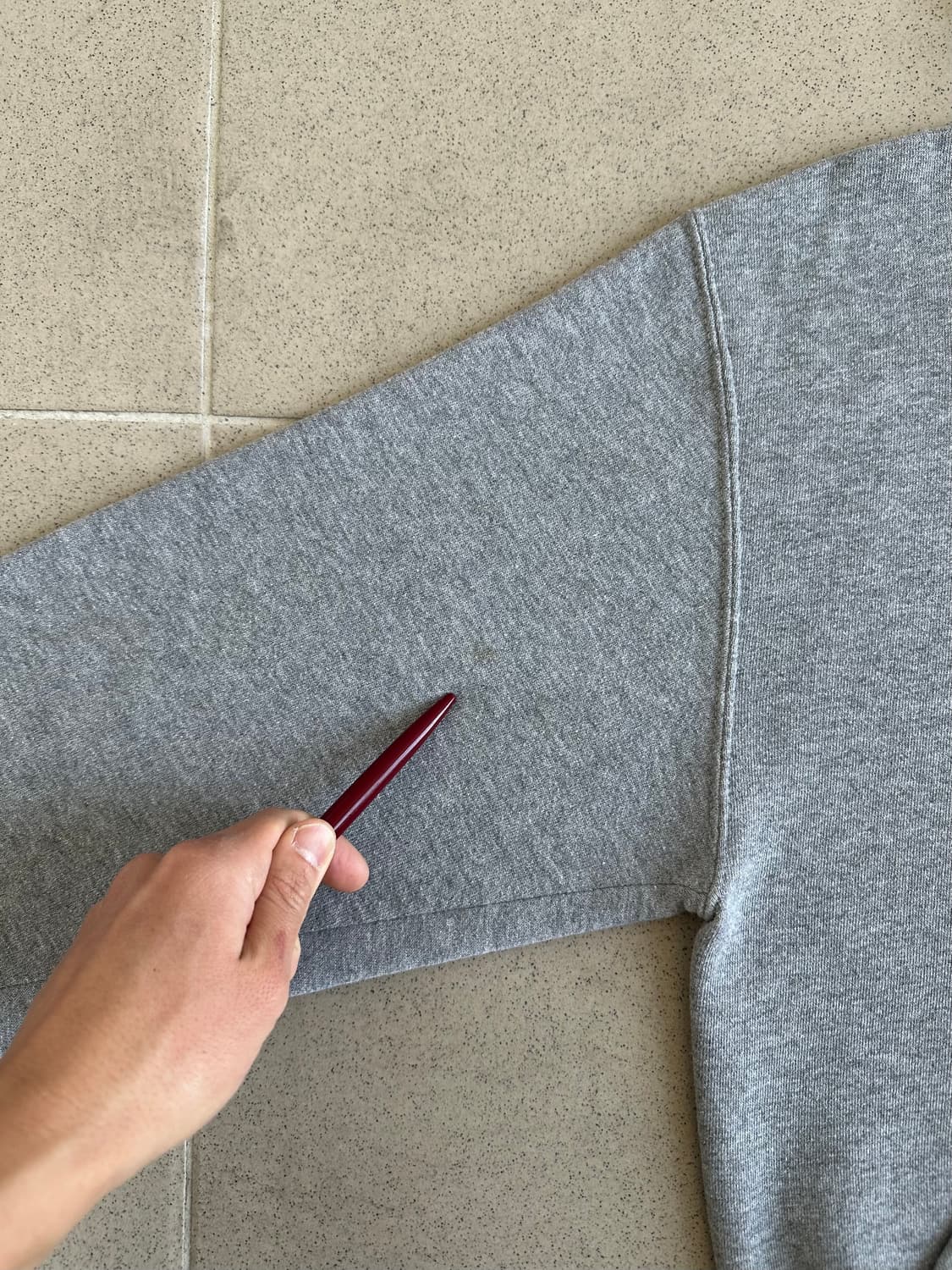 90s 빈티지 러셀 후드 그레이 M 상품이미지7