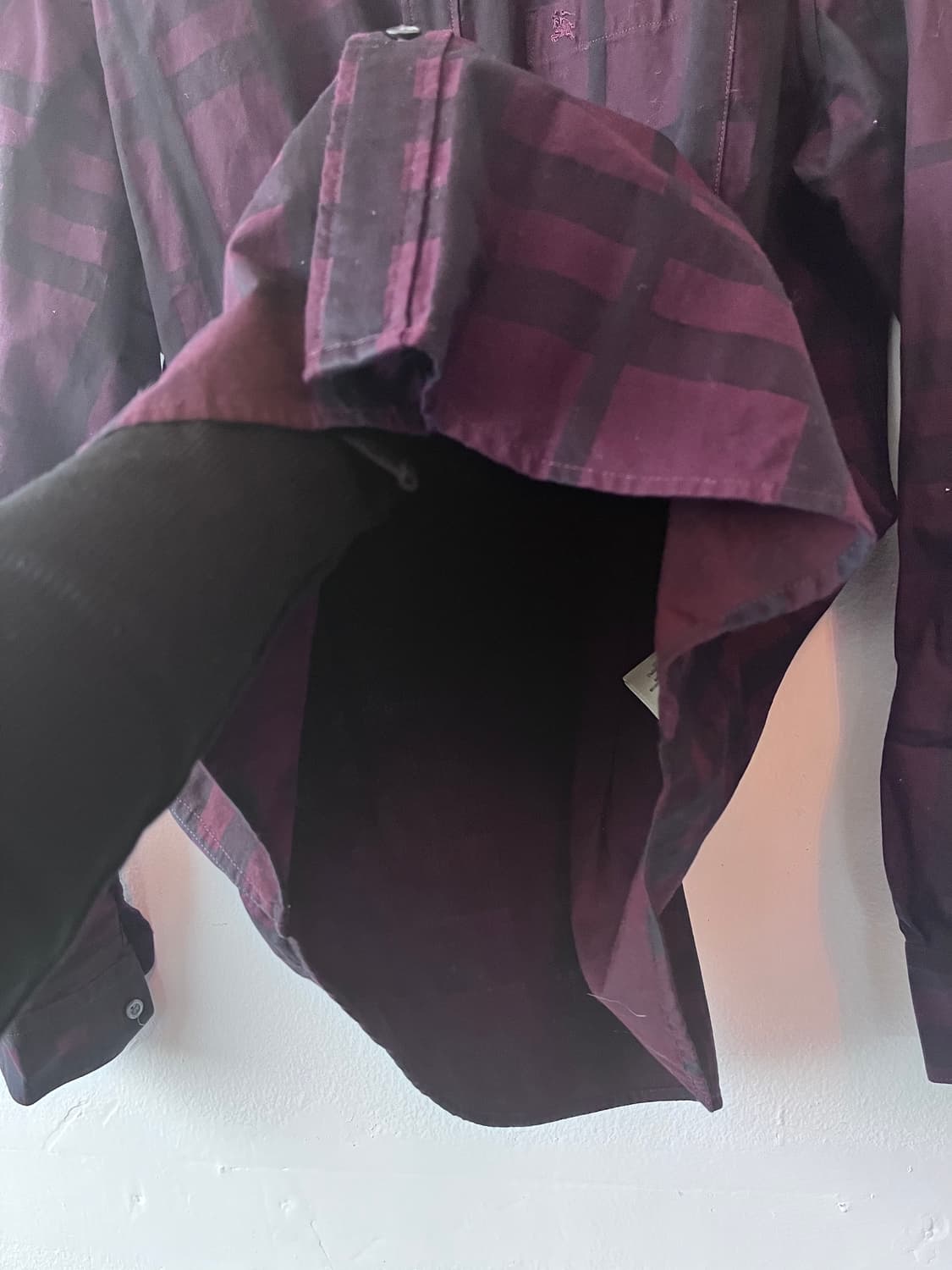 버버리 남성 노바체크코튼셔츠 XL사이즈 상품이미지4