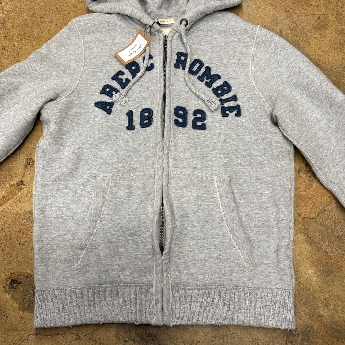 아베크롬비 그레이 후드집업 상품이미지3