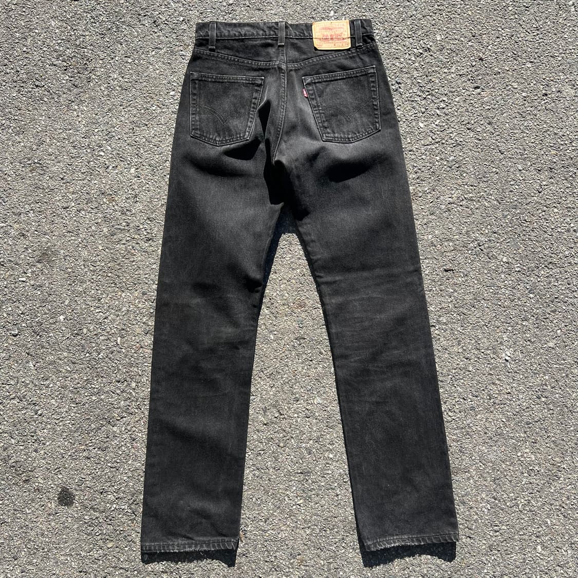 90‘s USA 리바이스 505 블랙 진 상품이미지5