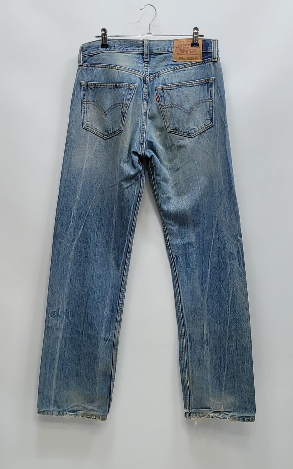 LEVI'S 00'S 리바이스 501 워싱 데님 청바지 / 남 78
 상품이미지2