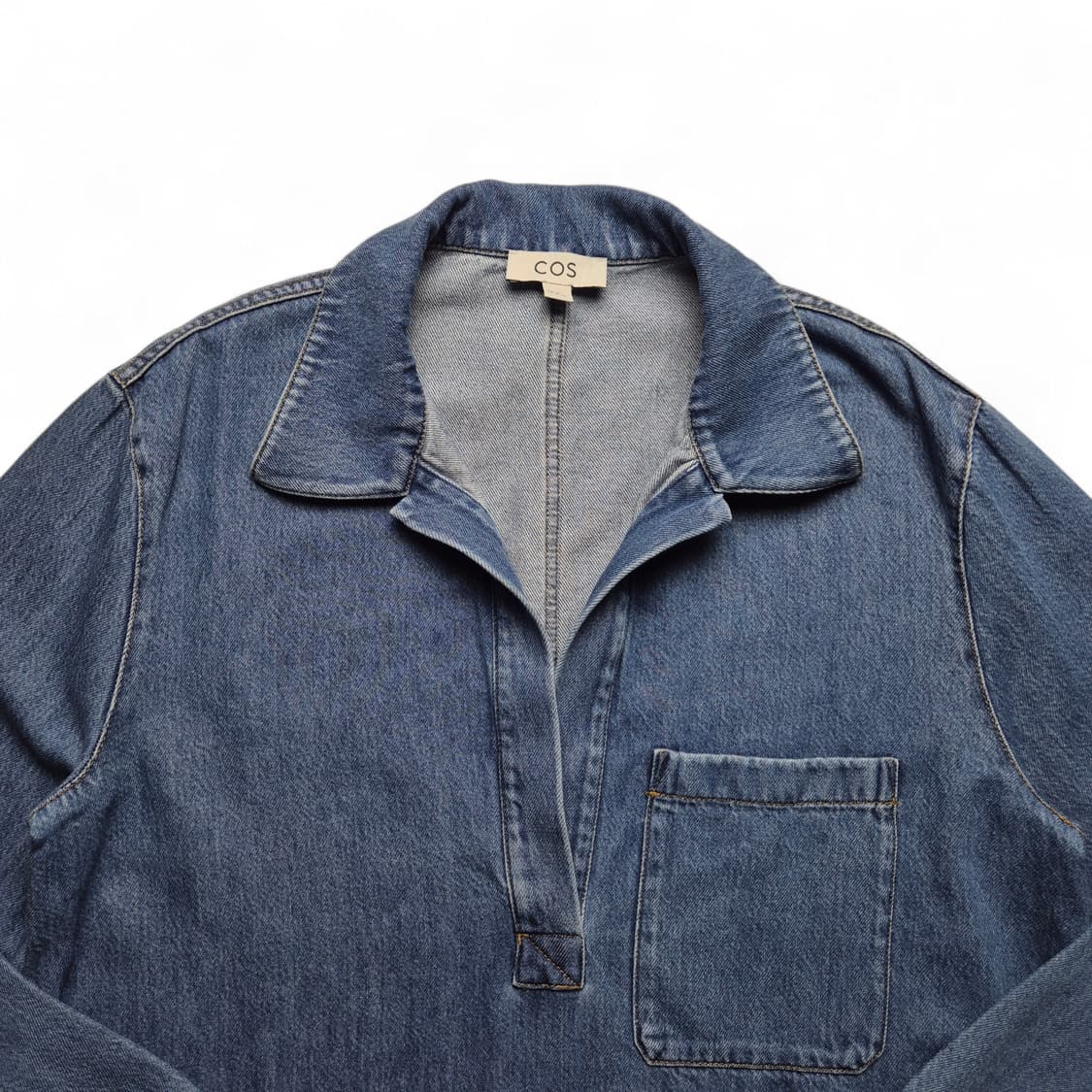 [38] 코스 칼라드 V넥 데님탑 상품이미지3