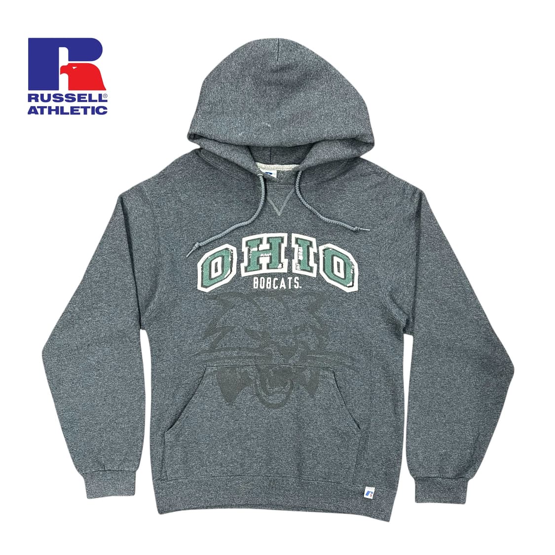 (S) 러셀 빈티지 프린팅 후드티 상품이미지1