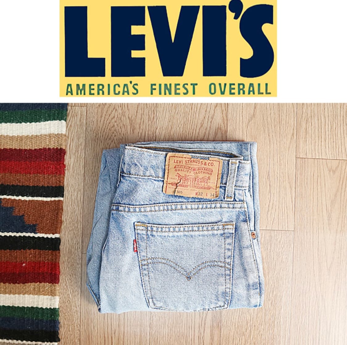 일본판 90s levis 리바이스 505 빈티지 데님 30 상품이미지1