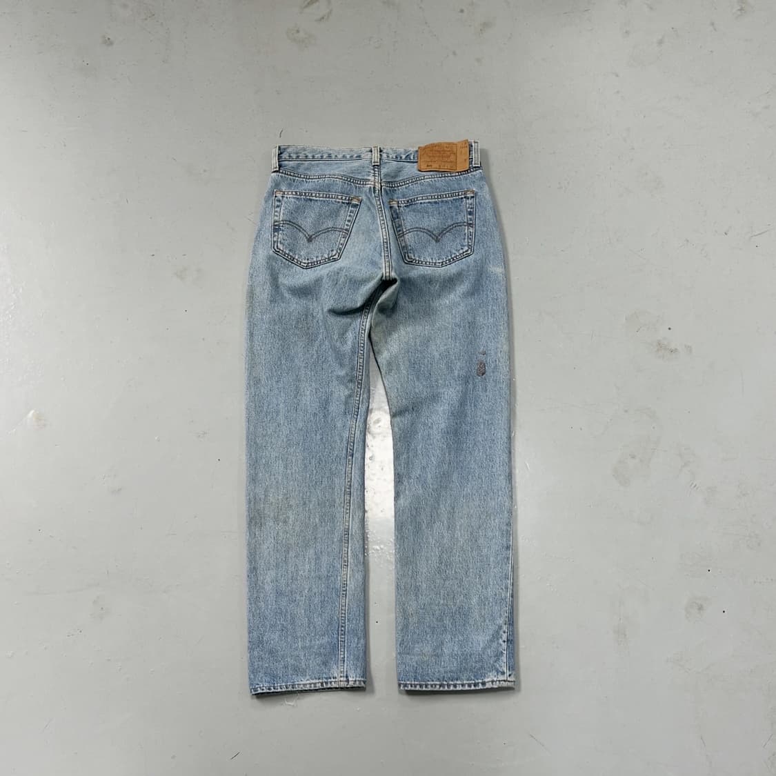 96s 리바이스 501 페인팅 자수 데님  상품이미지5