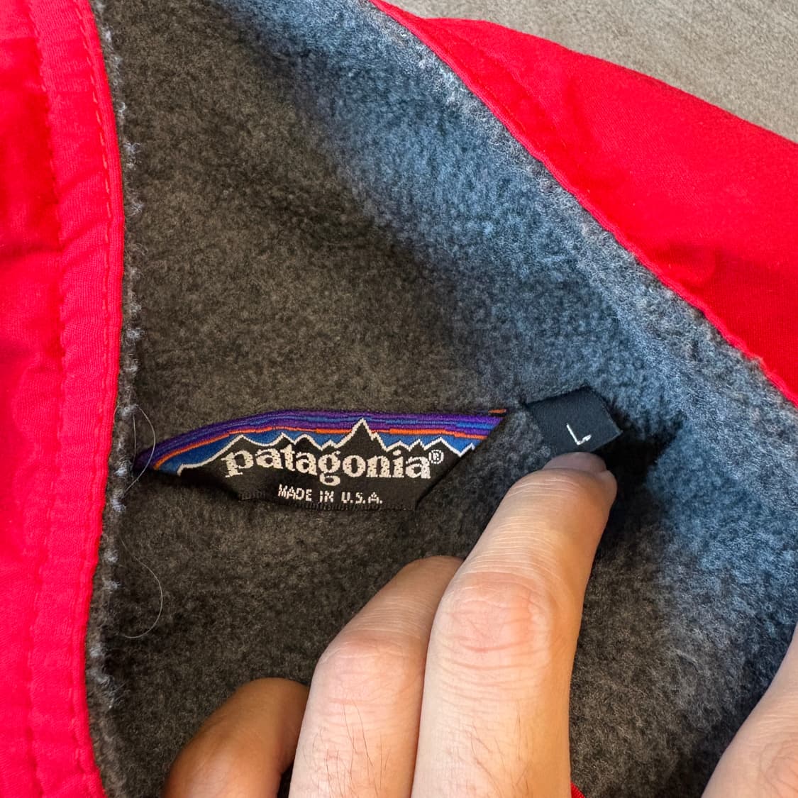 80년대 생산 파타고니아 쉘드 베스트 자켓 상품이미지5